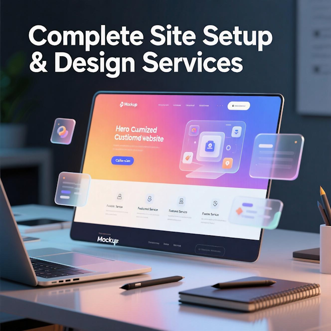 Complete Site Setup & Design Service (Default Language: English)